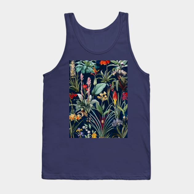 Glow in the Dark Botanicals Tank Top by burcukorkmazyurek